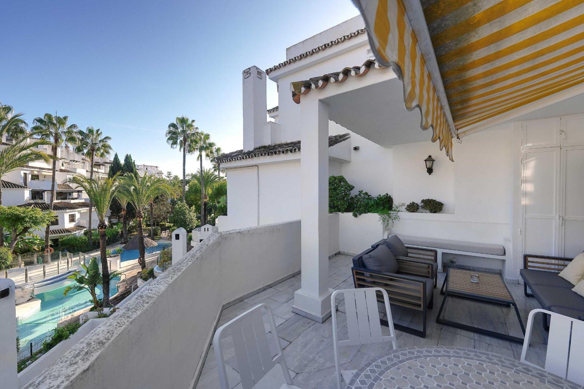 1104 First Line Beach Apartment Golden Beach Pool Marbella Esterno foto