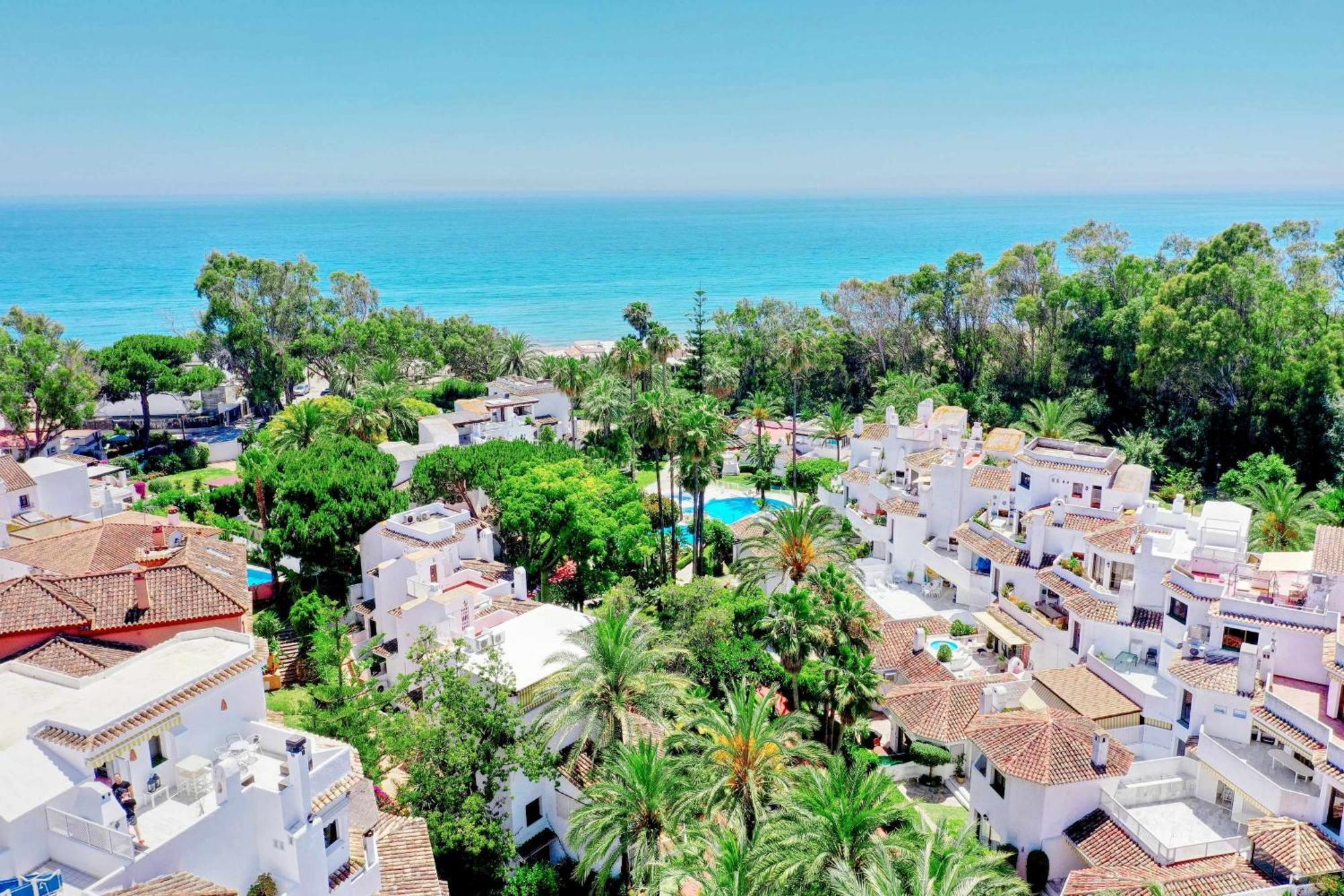 1104 First Line Beach Apartment Golden Beach Pool Marbella Esterno foto