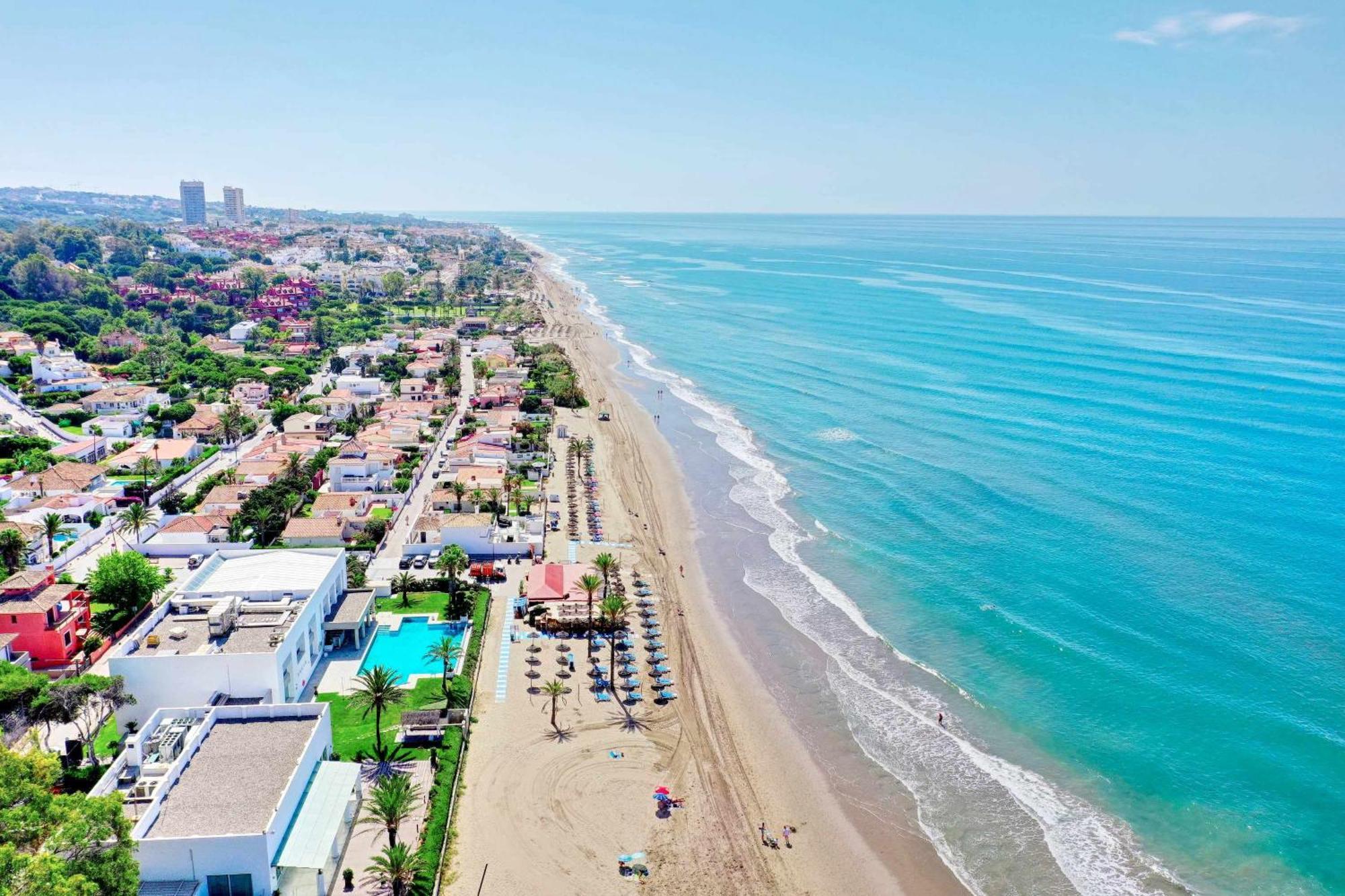 1104 First Line Beach Apartment Golden Beach Pool Marbella Esterno foto